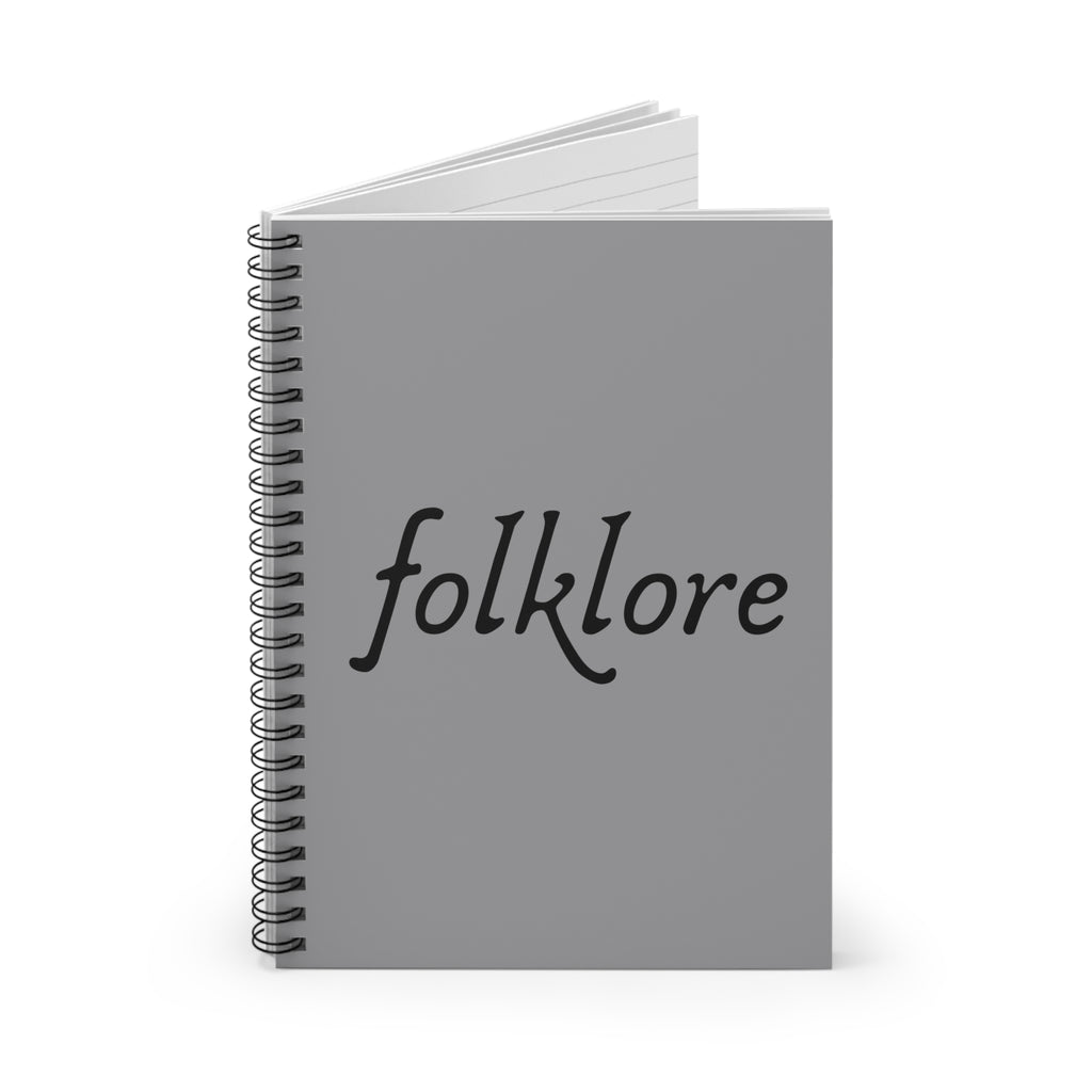 Folklore Spiral Notebook — Essential Ruled Journal