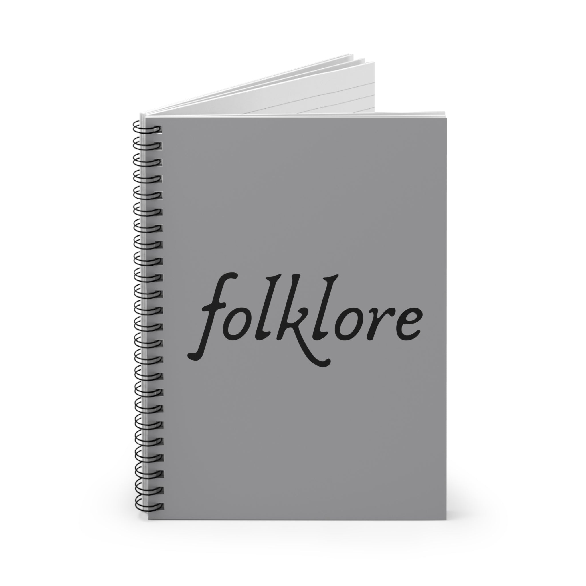 Folklore Spiral Notebook — Essential Ruled Journal