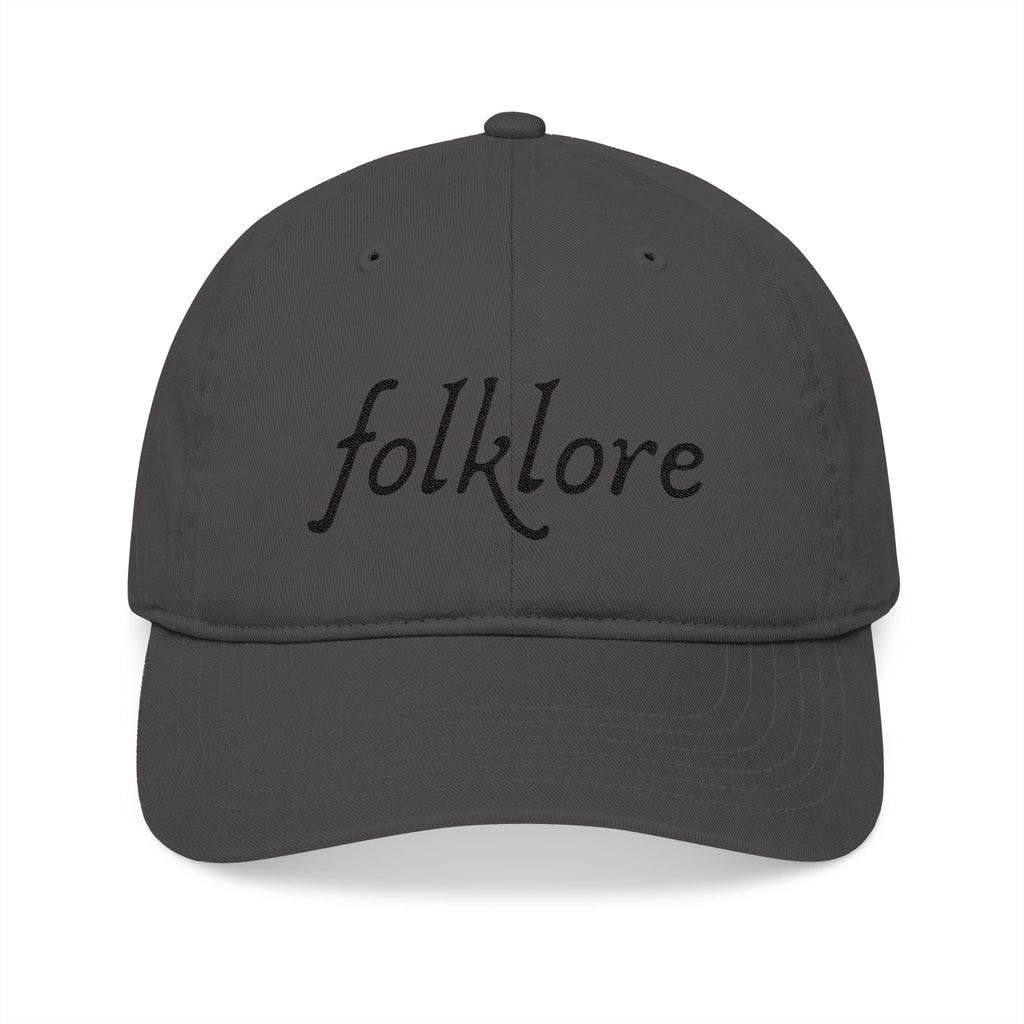 Folklore Embroidered Baseball Cap — Essential Organic Cotton Hat